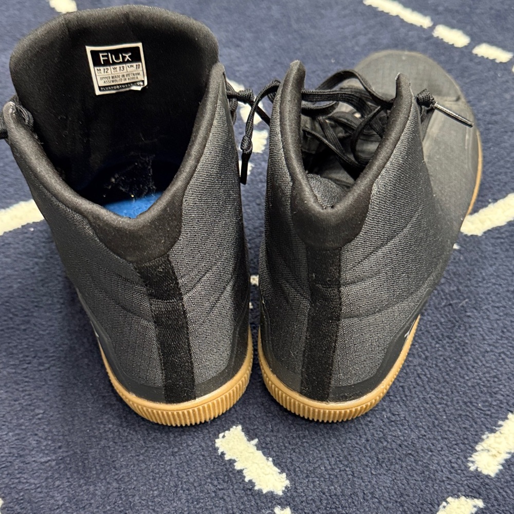 Flux brand black High-Top Sneakers - Picture 3 of 5